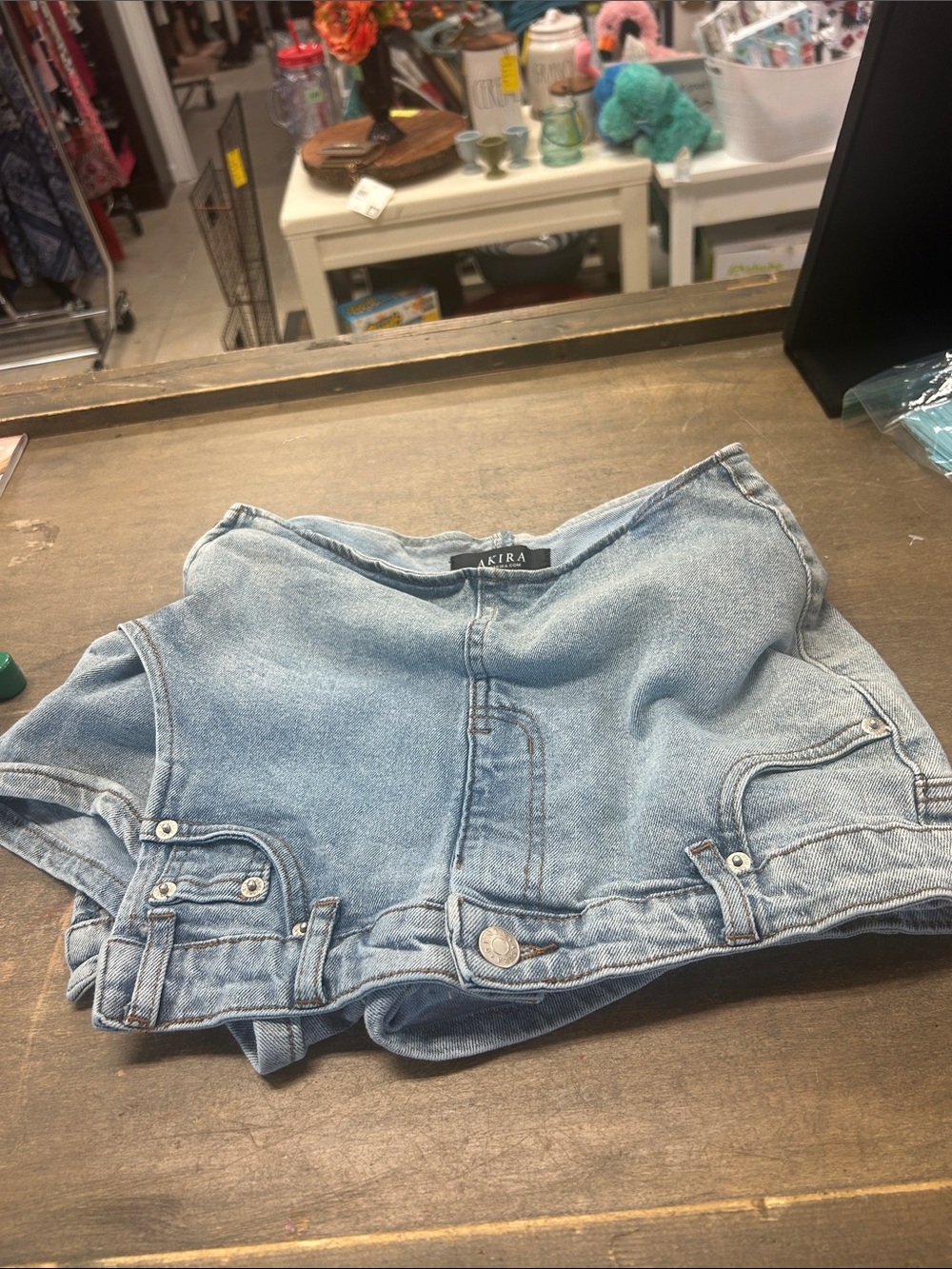 Akira Light Blue Denim Women’s Shorts Small